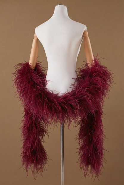 Боа из натуральных перьев