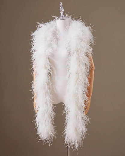 Боа из натуральных перьев